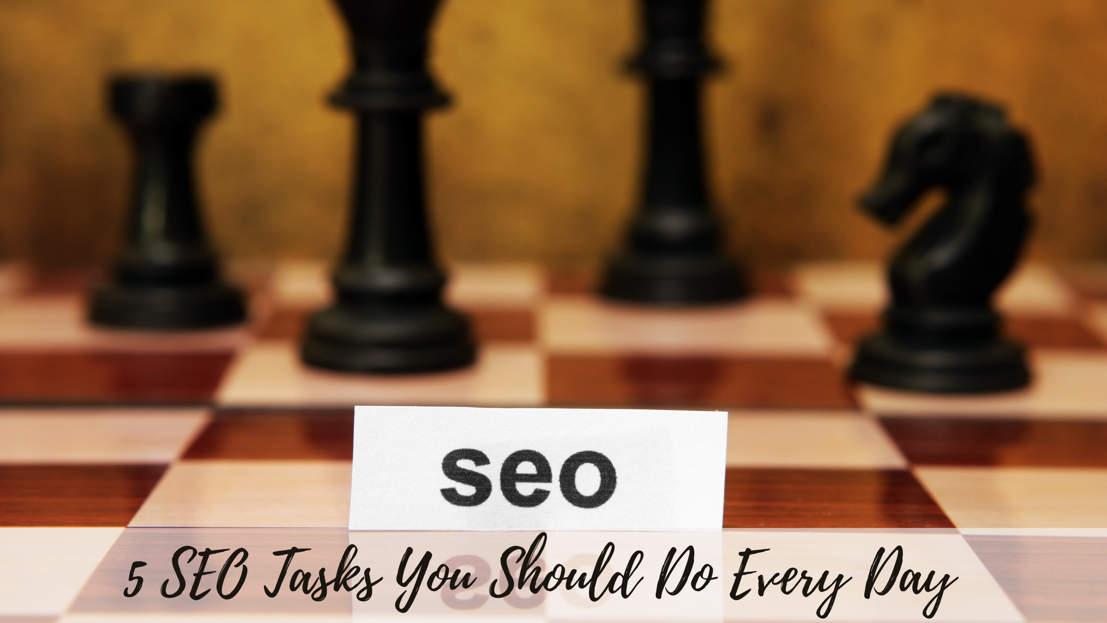 5 SEO Tasks You Should Do Every Day